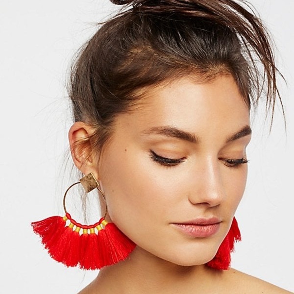 Full Bloom Fan Earrings